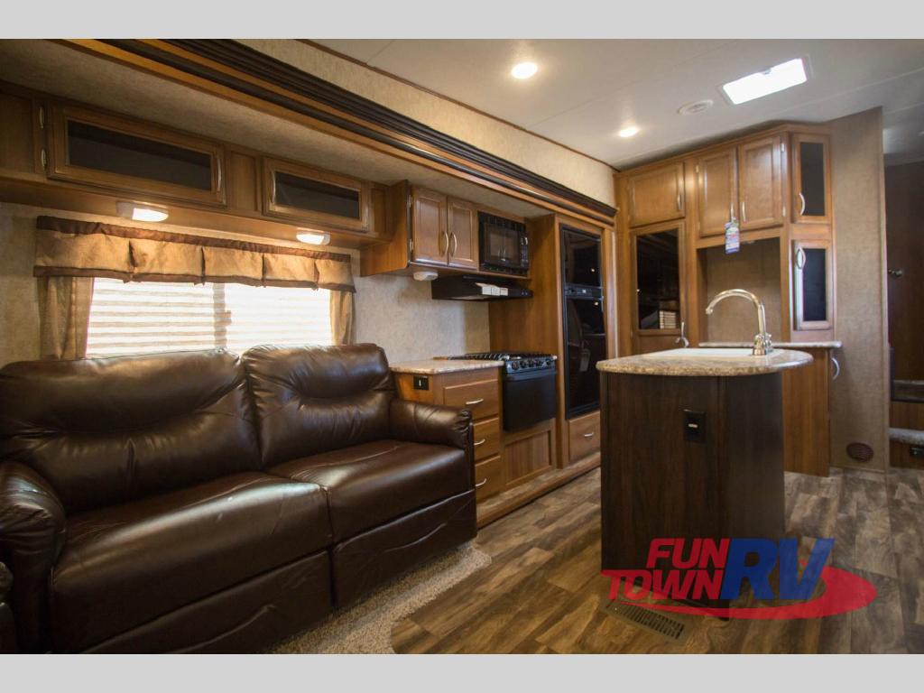 Prime Time Crusader Lite Fifth Wheel Kitchen