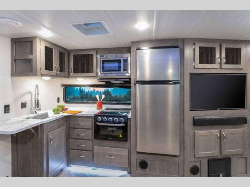 Alta travel trailer kitchen